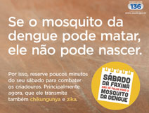 Segunda foto da campanha contra dengue
